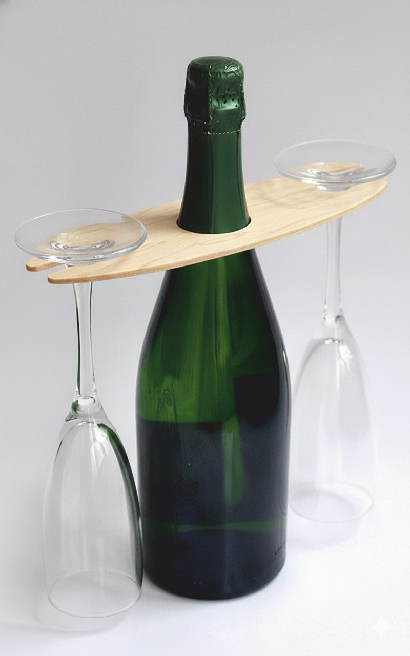 Weinglashalter - Premiumholz