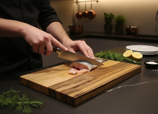 Black Korina - Holzschneidebrett - Premium Qualität