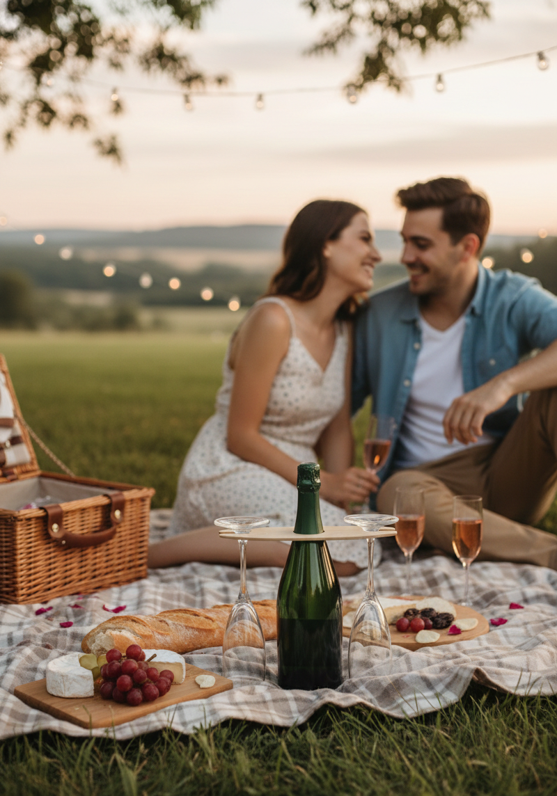 Weinglashalter - Premiumholz